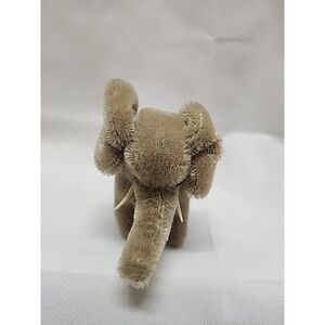 Grisly Elephant ID Button Felt Saddles With Tusks 5 Inches 810/10
